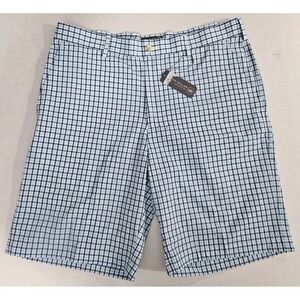 NWT Peter Millar Men's Crown Sport Seersucker Chino Golf Shorts Sz 34